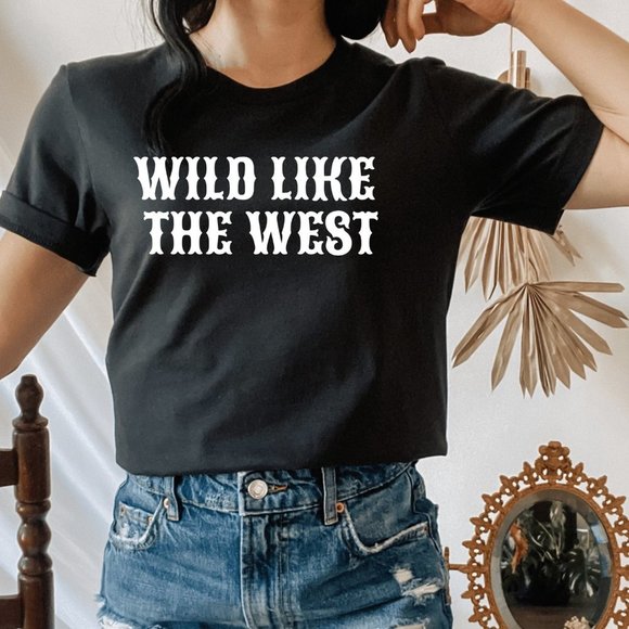 SimplyBeverly Tops - Wild Like the West T shirt